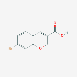 molecular formula C10H7BrO3 B8051251 7-bromo-2H-chromene-3-carboxylic acid 