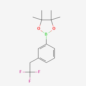 4,4,5,5-Tetramethyl-2-[3-(2,2,2-trifluoroethyl)phenyl]-1,3,2-dioxaborolane