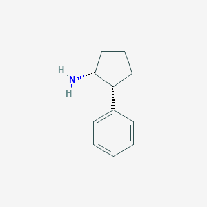 Cyclopentanamine, 2-phenyl-, (1R,2R)-rel-