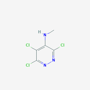 3,5,6-Trichloro-N-methylpyridazin-4-amine