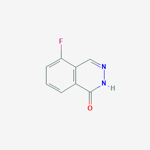 molecular formula C8H5FN2O B8051365 5-fluorophthalazin-1(2H)-one 