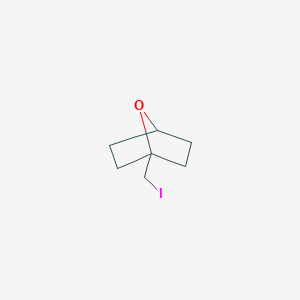 molecular formula C7H11IO B8051376 1-(Iodomethyl)-7-oxabicyclo[2.2.1]heptane 