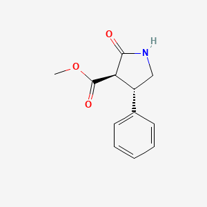 methyl (3R,4S)-2-oxo-4-phenylpyrrolidine-3-carboxylate