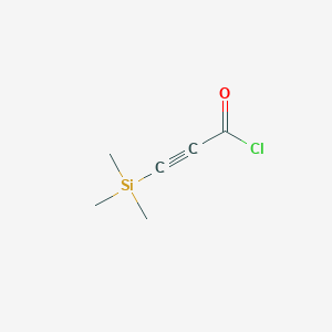molecular formula C6H9ClOSi B8051391 3-(三甲基甲硅烷基)丙炔酰氯 