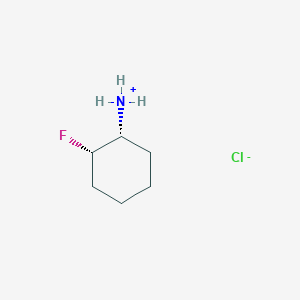[(1R,2S)-2-fluorocyclohexyl]azanium;chloride
