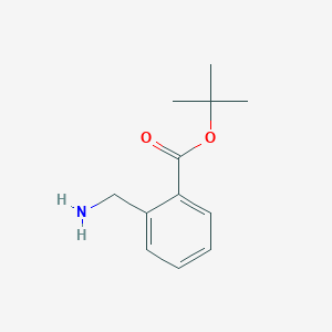 molecular formula C12H17NO2 B8051407 Tert-butyl 2-(aminomethyl)benzoate 