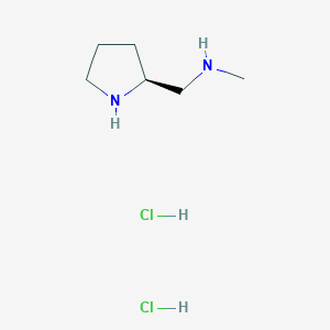 molecular formula C6H16Cl2N2 B8051409 N-Methyl-1-(pyrrolidin-2-yl)methanaminedihydrochloride 