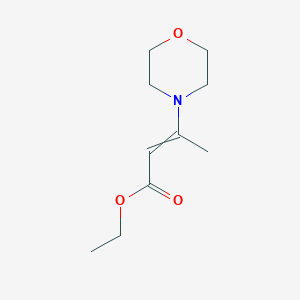molecular formula C10H17NO3 B8051448 Ethyl 3-(morpholin-4-yl)but-2-enoate CAS No. 55212-82-3