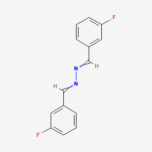 1-(3-fluorophenyl)-N-[(3-fluorophenyl)methylideneamino]methanimine