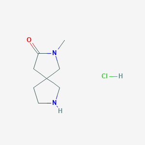 2-Methyl-2,7-diazaspiro[4.4]nonan-3-one hydrochloride