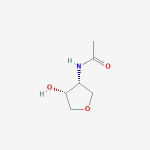 molecular formula C6H11NO3 B8051581 N-[(3R,4R)-4-Hydroxyoxolan-3-yl]acetamide 