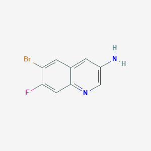 6-Bromo-7-fluoroquinolin-3-amine