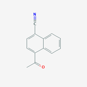 molecular formula C13H9NO B8051648 4-Acetyl-1-naphthonitrile CAS No. 29139-00-2