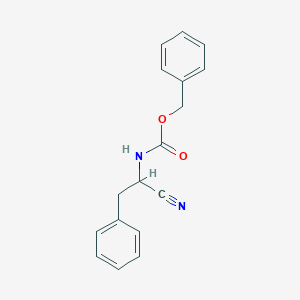 molecular formula C17H16N2O2 B8051659 Benzyl (1-cyano-2-phenylethyl)carbamate CAS No. 109522-26-1