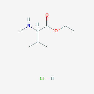 Ethyl 3-methyl-2-(methylamino)butanoate hydrochloride