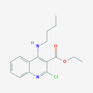 Ethyl 4-butylamino-2-chloroquinoline-3-carboxylate