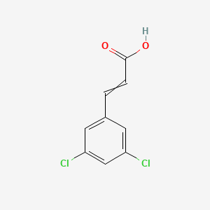 molecular formula C9H6Cl2O2 B8051792 3-(3,5-二氯苯基)-丙烯酸 