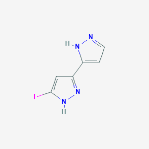 5-iodo-3-(1H-pyrazol-5-yl)-1H-pyrazole