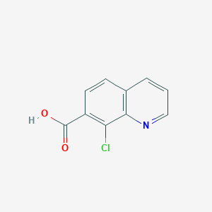 molecular formula C10H6ClNO2 B8051886 8-Chloroquinoline-7-carboxylic acid 