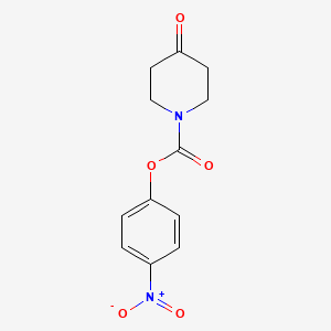 molecular formula C12H12N2O5 B8052047 (4-Nitrophenyl) 4-oxopiperidine-1-carboxylate 