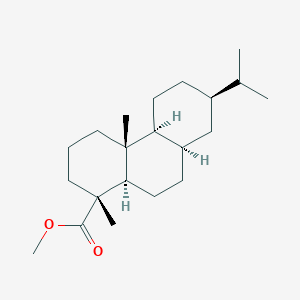 molecular formula C21H36O2 B080522 Methyl (1R,4aR,4bS,7R,8aR,10aR)-1,4a-dimethyl-7-propan-2-yl-2,3,4,4b,5,6,7,8,8a,9,10,10a-dodecahydrophenanthrene-1-carboxylate CAS No. 14617-65-3