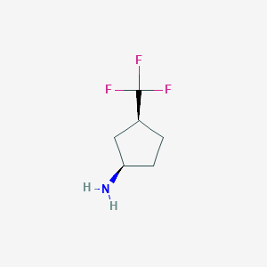 (1R,3S)-3-(Trifluoromethyl)cyclopentan-1-amine