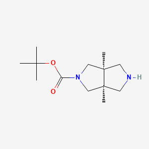 molecular formula C13H24N2O2 B8052375 tert-Butyl cis-3a,6a-dimethyl-octahydropyrrolo[3,4-c]pyrrole-2-carboxylate CAS No. 1932812-82-2