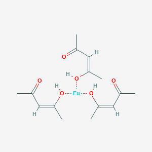 molecular formula C15H24EuO6 B080524 Europium (III) 2,4-pentanedionate CAS No. 14284-86-7