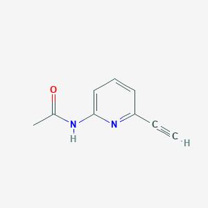 molecular formula C9H8N2O B8052437 N-(6-乙炔基吡啶-2-基)乙酰胺 