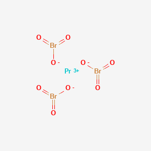 molecular formula Br3O9Pr B080525 Praseodymium tribromate CAS No. 15162-93-3