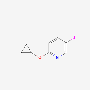 molecular formula C8H8INO B8052521 2-Cyclopropoxy-5-iodopyridine CAS No. 2089310-96-1