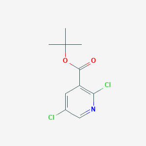 molecular formula C10H11Cl2NO2 B8052537 tert-Butyl 2,5-dichloronicotinate 