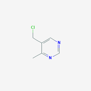 molecular formula C6H7ClN2 B8052559 5-(Chloromethyl)-4-methylpyrimidine 