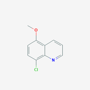 molecular formula C10H8ClNO B8052619 8-氯-5-甲氧基喹啉 