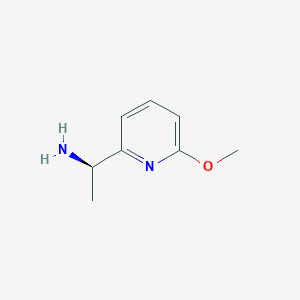 molecular formula C8H12N2O B8052631 (R)-1-(6-Methoxypyridin-2-yl)ethanamine 