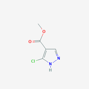 molecular formula C5H5ClN2O2 B8052652 Methyl 3-chloro-1H-pyrazole-4-carboxylate 