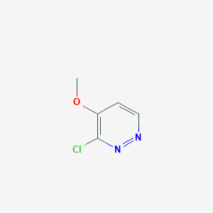 molecular formula C5H5ClN2O B8052697 3-Chloro-4-methoxypyridazine CAS No. 1677-81-2