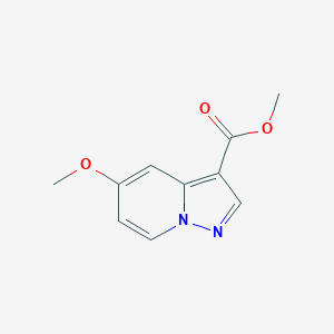 molecular formula C10H10N2O3 B8052708 Methyl 5-methoxypyrazolo[1,5-a]pyridine-3-carboxylate 