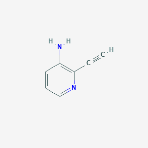 molecular formula C7H6N2 B8052756 2-Ethynylpyridin-3-amine 