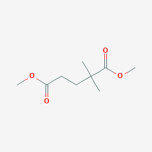 molecular formula C9H16O4 B080528 Dimethyl 2,2-dimethylpentanedioate CAS No. 13051-32-6