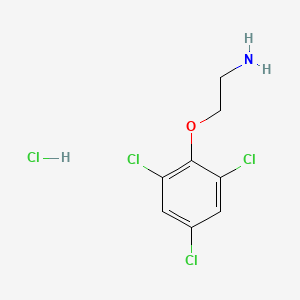 molecular formula C8H9Cl4NO B8052806 2-(2,4,6-Trichlorophenoxy)ethanamine hydrochloride 