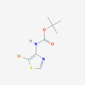 molecular formula C8H11BrN2O2S B8052839 tert-Butyl (5-bromothiazol-4-yl)carbamate 