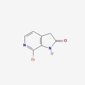 molecular formula C7H5BrN2O B8052860 7-Bromo-1H-pyrrolo[2,3-c]pyridin-2(3H)-one 