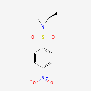 molecular formula C9H10N2O4S B8053051 (R)-2-Methyl-1-((4-nitrophenyl)sulfonyl)aziridine 