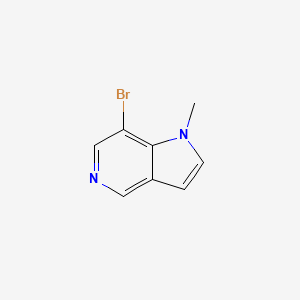 molecular formula C8H7BrN2 B8053096 7-Bromo-1-methyl-1H-pyrrolo[3,2-c]pyridine 
