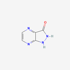 molecular formula C5H4N4O B8053132 1H-Pyrazolo[3,4-b]pyrazin-3(2H)-one 