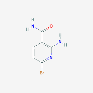 molecular formula C6H6BrN3O B8053176 2-Amino-6-bromonicotinamide 