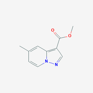 molecular formula C10H10N2O2 B8053216 Methyl 5-methylpyrazolo[1,5-a]pyridine-3-carboxylate 