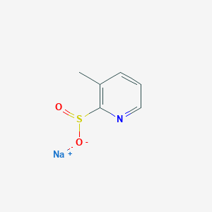 molecular formula C6H6NNaO2S B8053288 Sodium 3-methylpyridine-2-sulfinate 