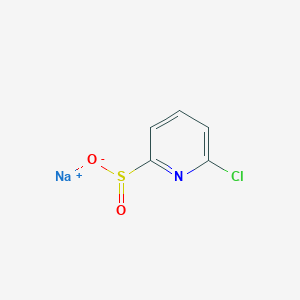 molecular formula C5H3ClNNaO2S B8053295 Sodium 6-chloropyridine-2-sulfinate 